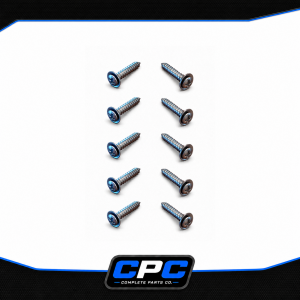 1964-1972 Olds 442 Chrome Trim Screw Kit #8 x 7/8 w/ Flush Washer 10pc