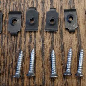 67-72 Chevy GMC Truck Interior Dash Bezel Hardware Screws Clips 12pc