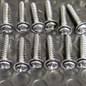 60-66 Chevy GMC Suburban Door Sill Scuff Plate Screws Hardware (12)