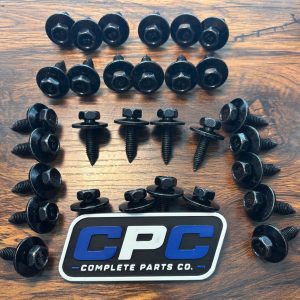 Chevy Restoration Body Bolts M8-1.25x30mm 24mm Washer 30pc Kit