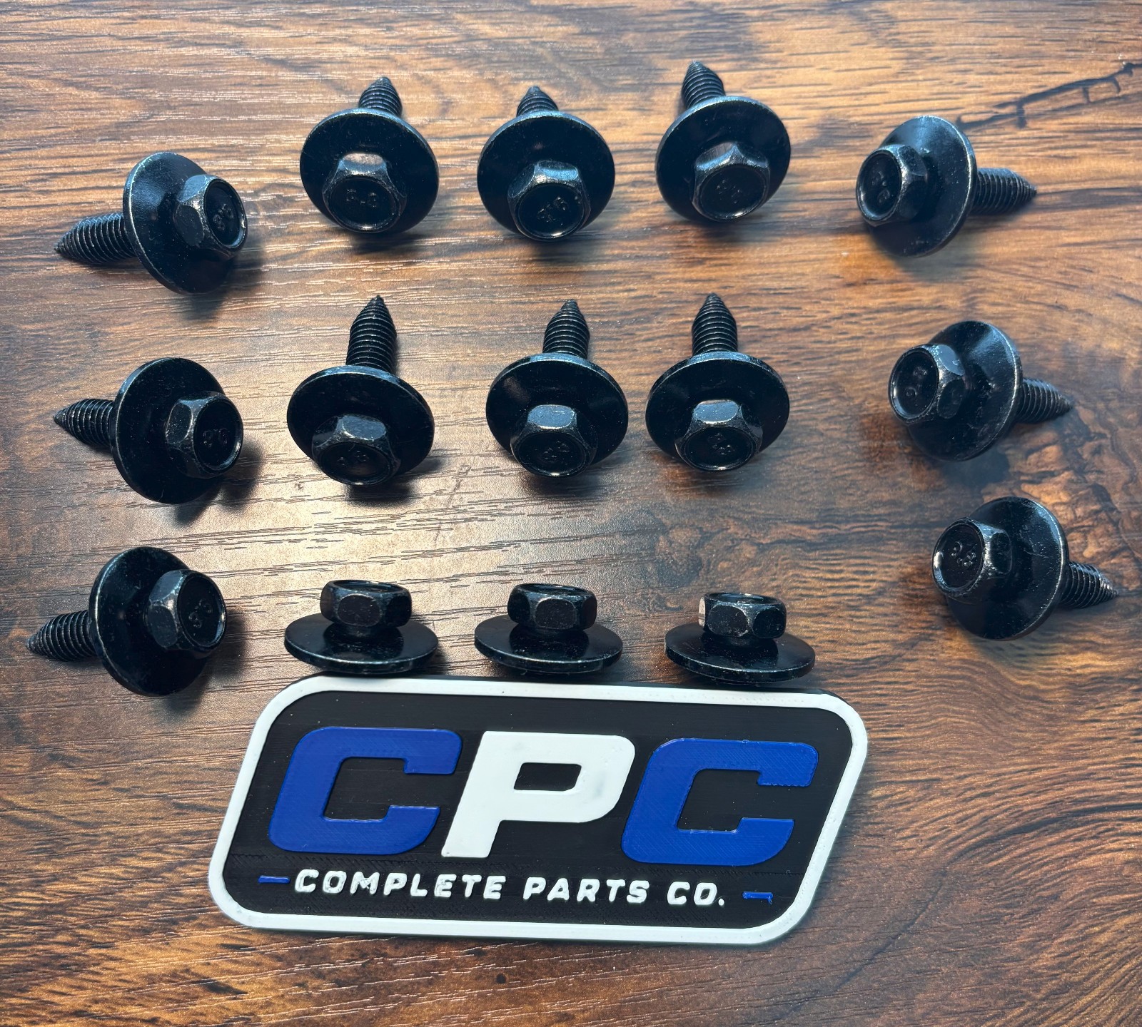 Cadillac Restoration Body Bolts M8-1.25x30mm 24mm Washer 15pc Kit