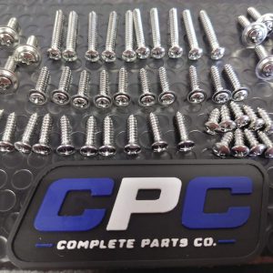 78-87 GM Truck Suburban Chrome Interior Screws Door Dash Trim Headliner Bezels