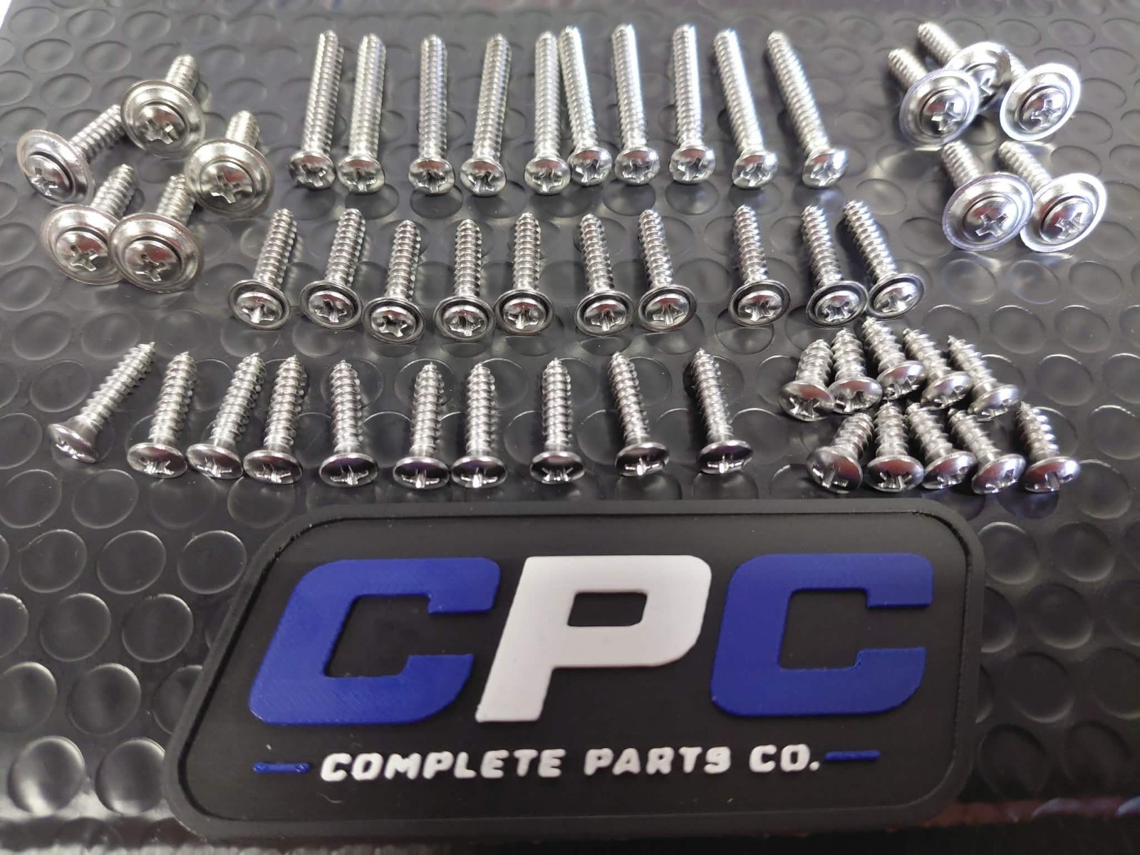 78-87 GM Truck Suburban 100 pc Chrome Interior Screws Door Dash Trim Headliner