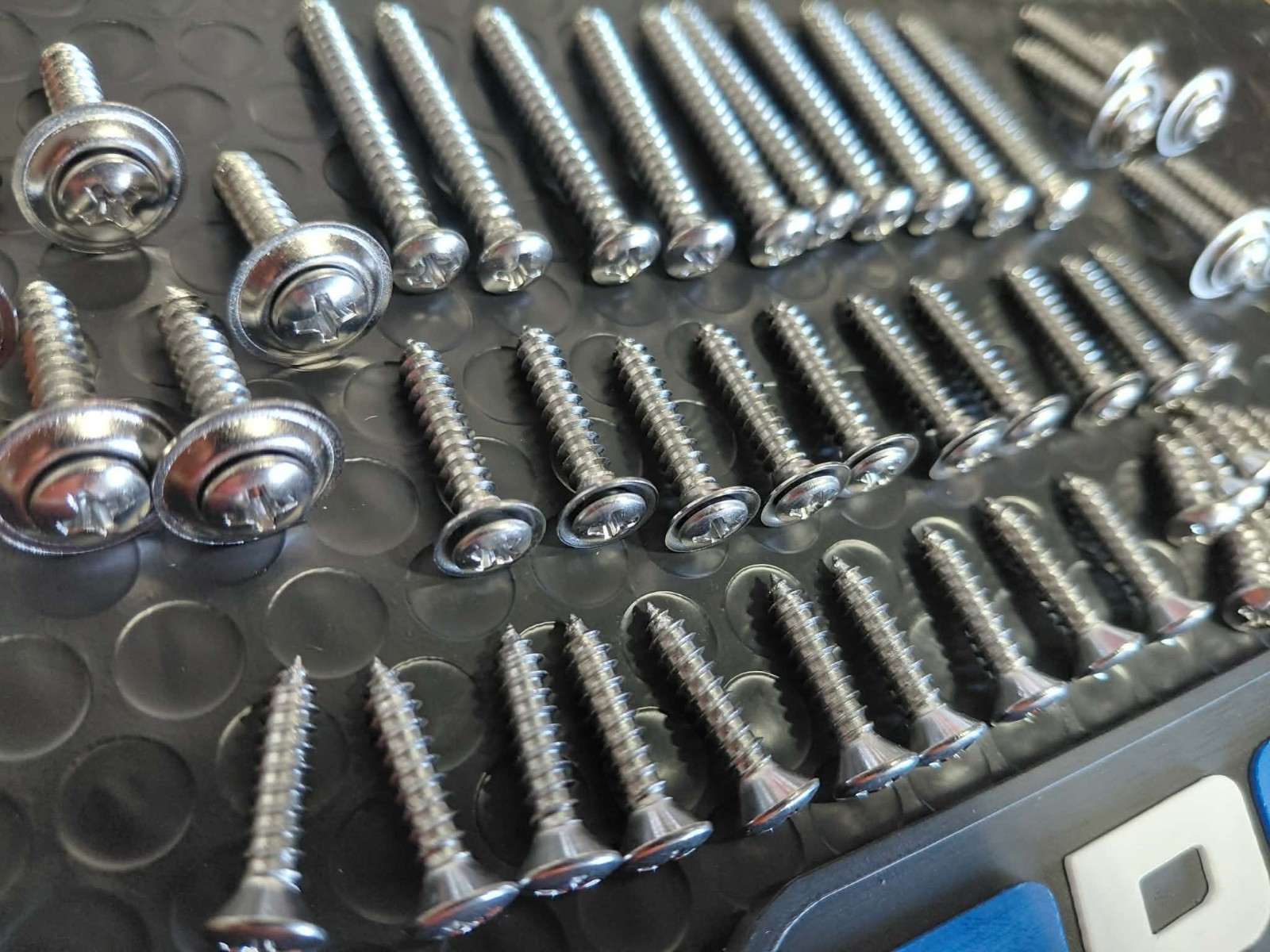 78-87 GM Truck Suburban 100 pc Chrome Interior Screws Door Dash Trim Headliner - Image 2