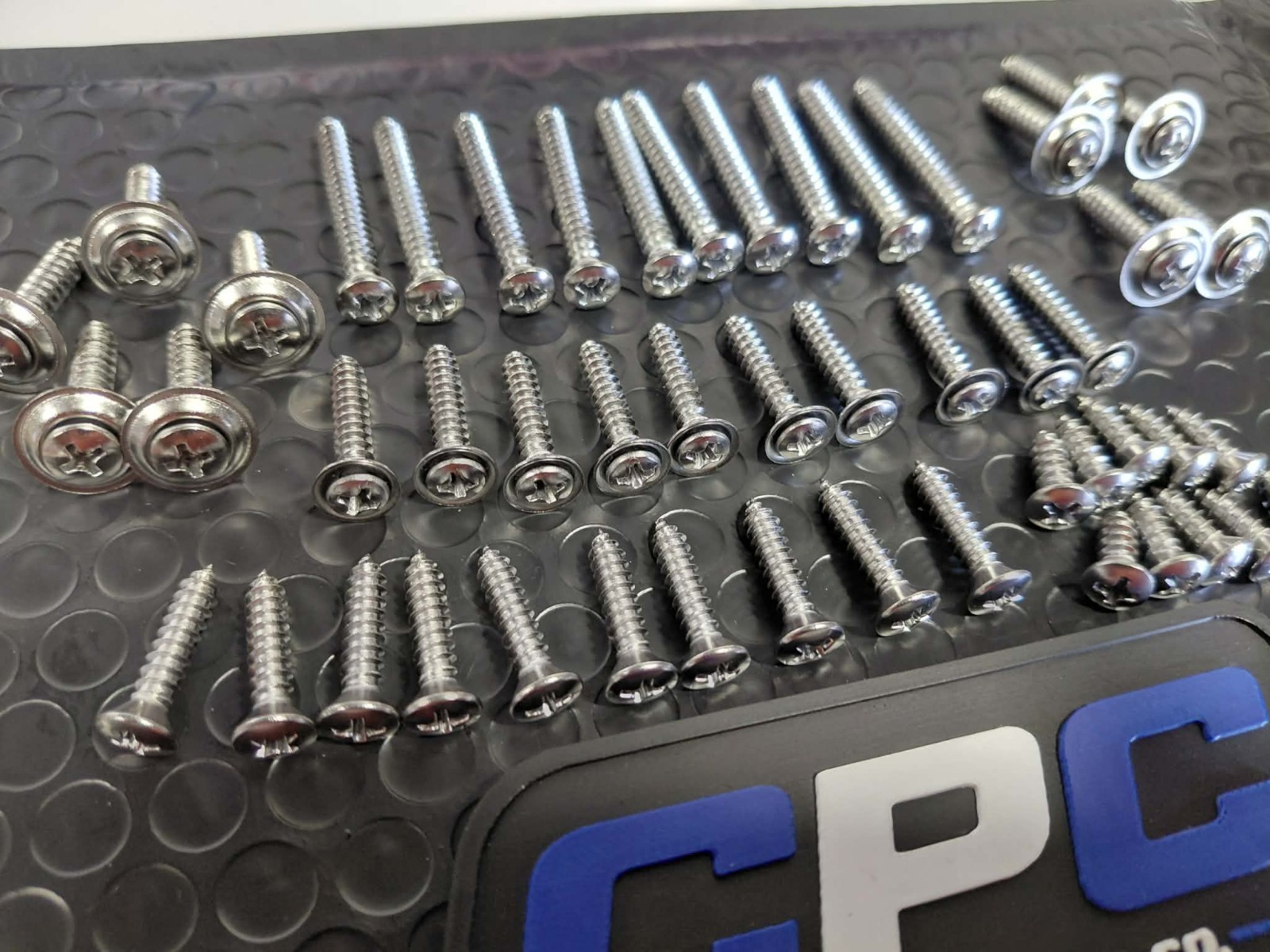 78-87 GM Truck Suburban 100 pc Chrome Interior Screws Door Dash Trim Headliner - Image 3
