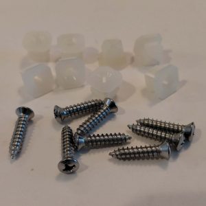 67-72 Chevy GMC Truck Inner Grille Mounting Hardware Screws Clips Fasteners