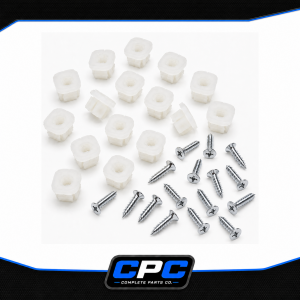 1950-1957 Nash Ambassador 32pc Trim Bezel Grille Screw Nut Hardware Kit