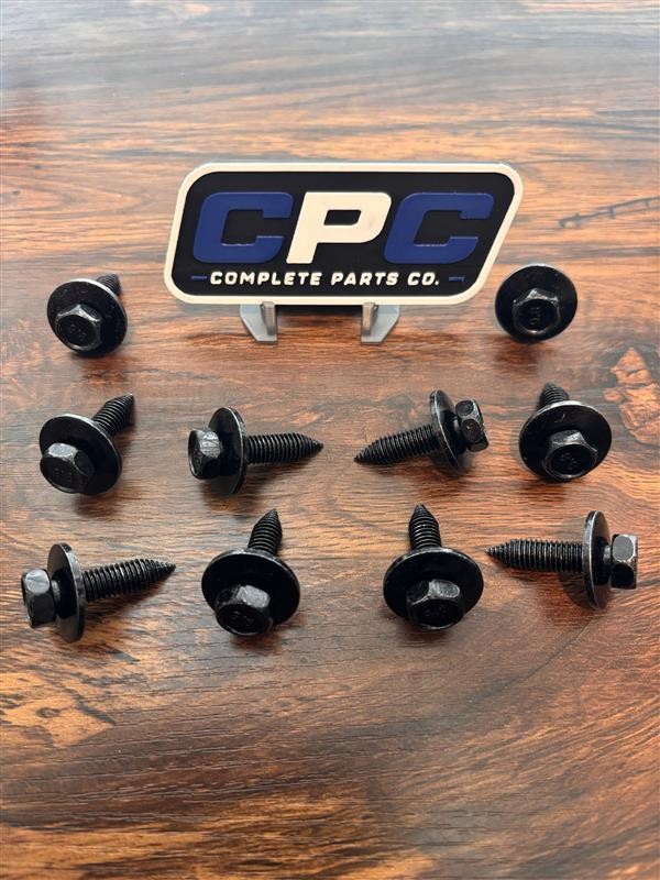96-99 Chevy Tahoe OBS 10pc Underhood Bolt Kit Battery Tray PCM Washer Tool Box