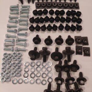 62-67 Chevy 2 Nova Front Sheetmetal Bolt Fastener Kit Fenders Hood Wheel House
